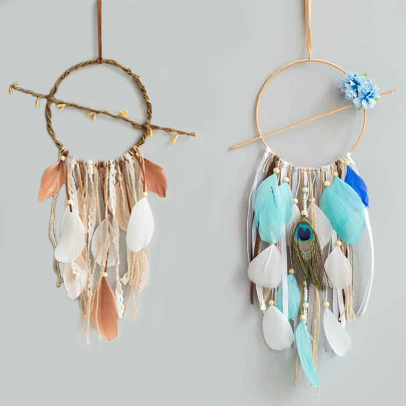 Украшение для комнаты в скандинавском стиле Ловец снов подарок женщин подвесное