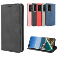 luxury leather case for huawei p40 p40pro p40 pro retro pu soft flip cover for huawei p40pro plus pro stand wallet card holder