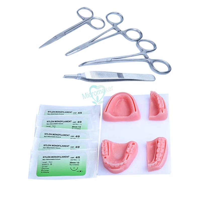 Моделирование зубных протезов модель швов для полости рта с иглой обучающее