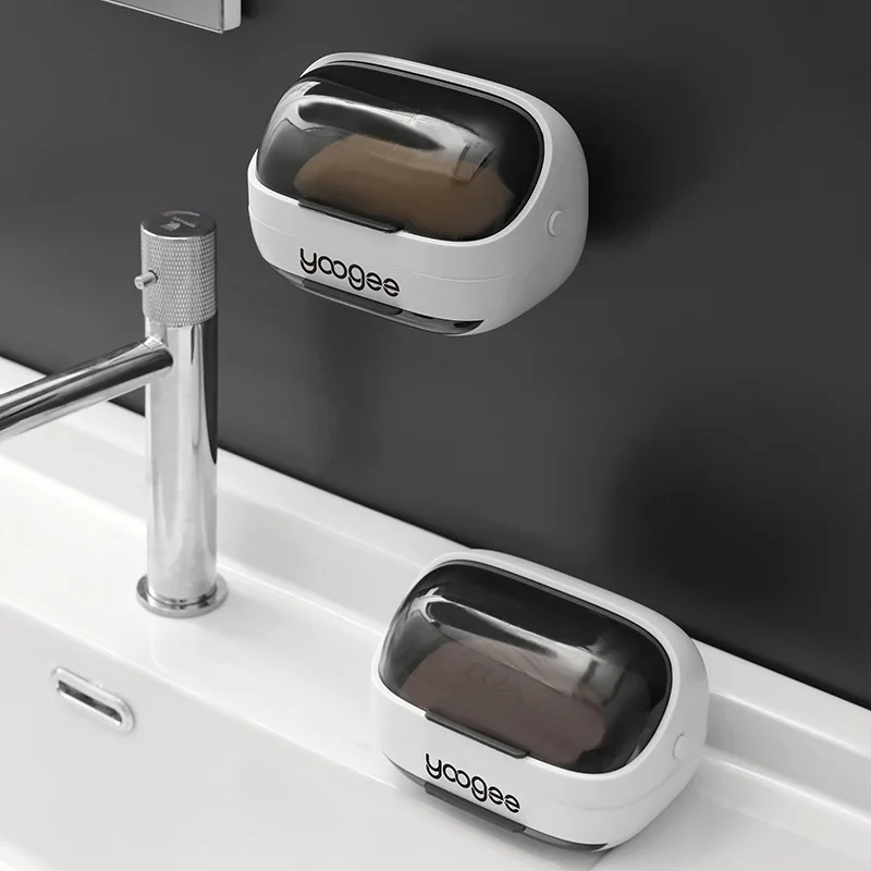 Экологический продукт Полочка для ванной комнаты Space Shower Storage Soap Saver Путешественническая пластиковая емкость для мыла.