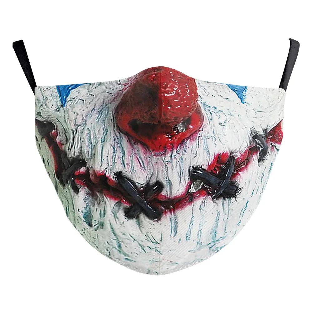 Модные маски для Хэллоуина Cospaly с ужасным джокером лица женщин и мужчин унисекс