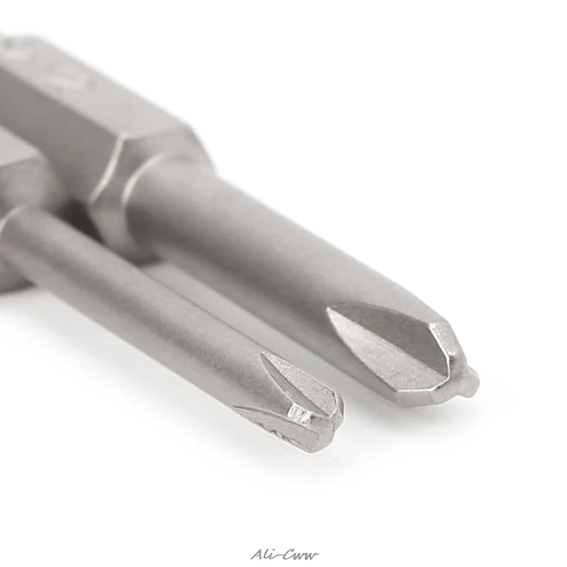 

2 Pcs 50mm Magnetic 1/4'' Hex Shank Tri-wing Y Tip Head Screwdriver Bits Set