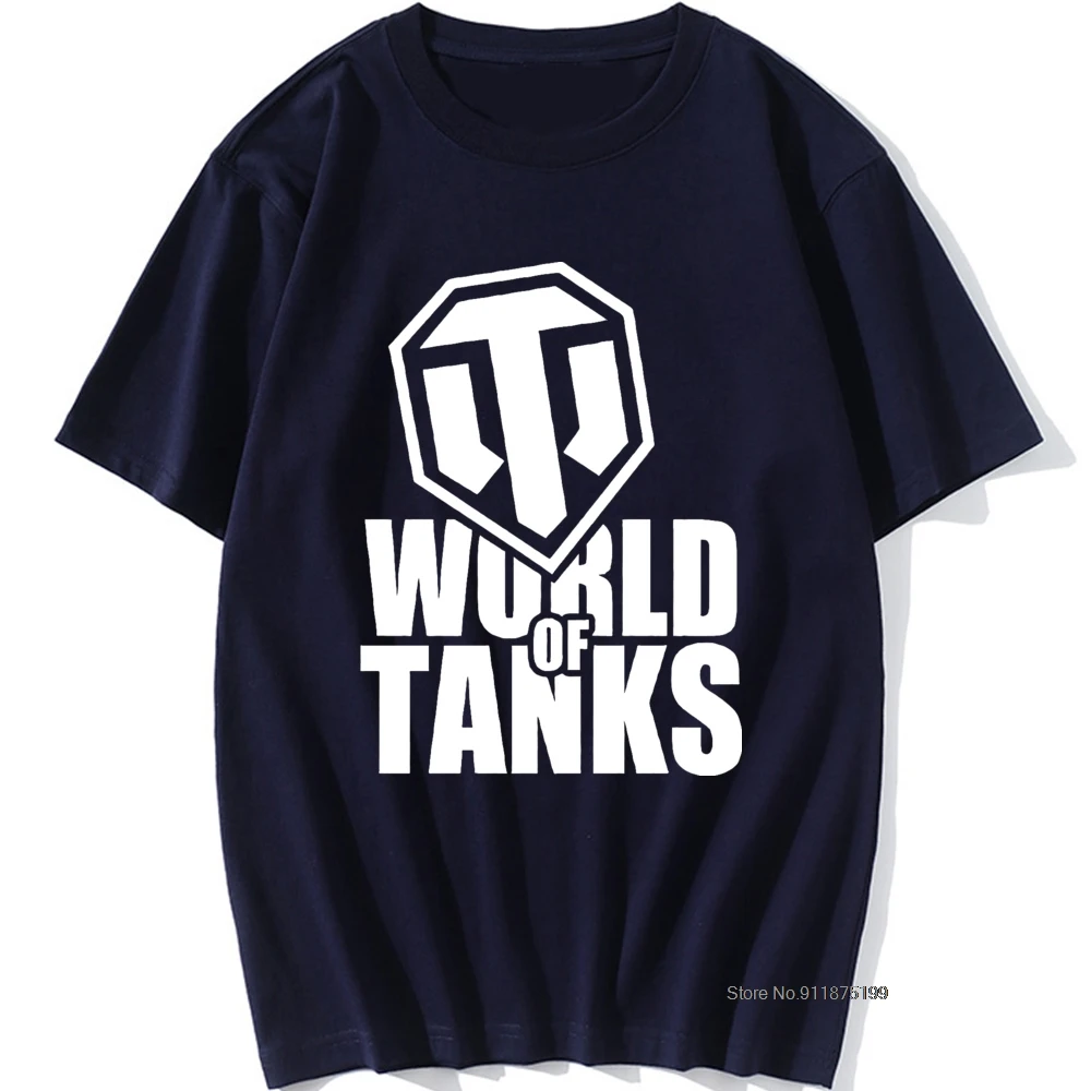 

O'Neck Men World of Tanks T Shirts Unique Custom Pattern Cool Male Game t-shirt Top Quality Guys Tee Shirt Tees Sale