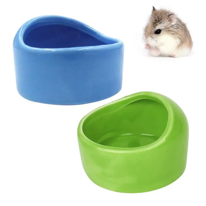 2 шт. чаши для хомяков керамические антинаклонные и жевательные пищевые миски