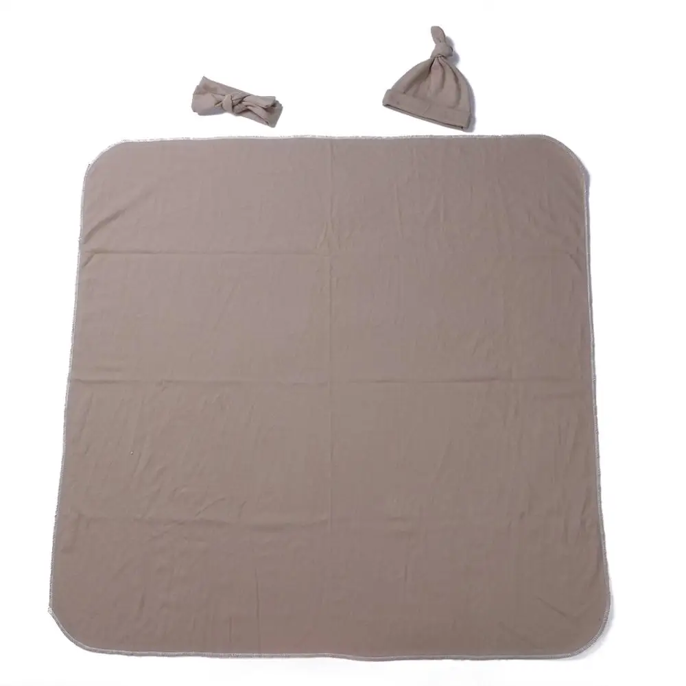 

Pudcoco 2020 Newborn Baby Girl Boy Swaddle Wrap Blanket Sleeping Bag+Headband +Hat Outfits Set Cotton Sleeping Blanket for Baby