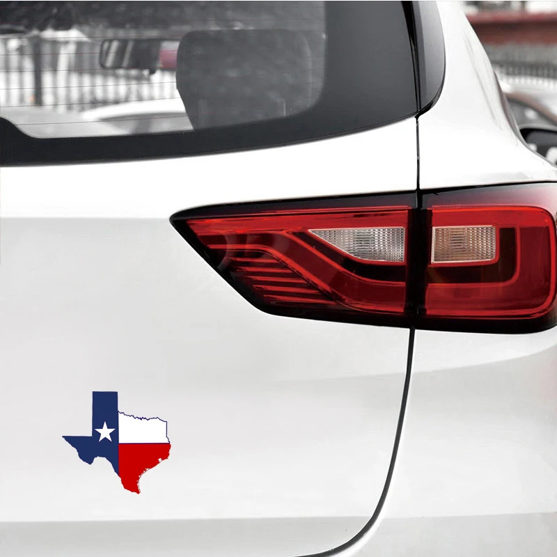 13 3 см * 12 5 персональная карта Техасского флага фотография из ПВХ | Автомобильные