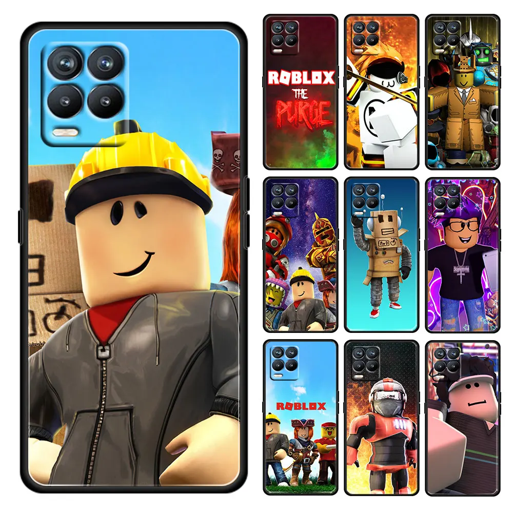 

Hot Robloxes Game Fundas Soft Shockproof Black Phone Case For OPPO Realme Narzo 30 50 8 7 Pro 8i 6 5 3 2 Global 5G Coque