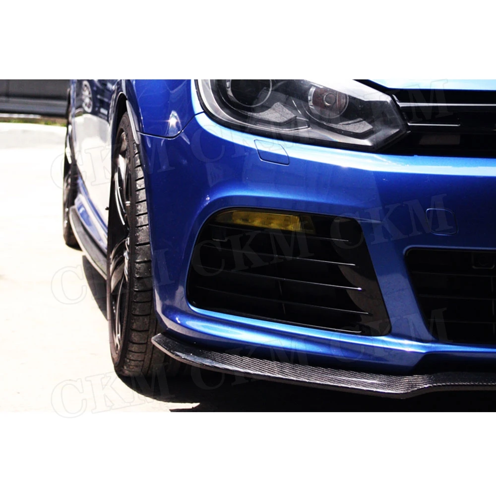 Карбоновое волокно/FRP задний диффузор для губ спойлер Volkswagen VW Golf 6 VII MK6 R20 2010-2013 E