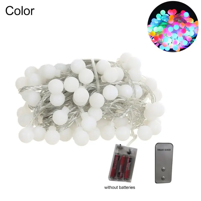 

Battery Operated 6m 40 LED Bulb Globe String Lights Fairy Lighting Lamp Decor