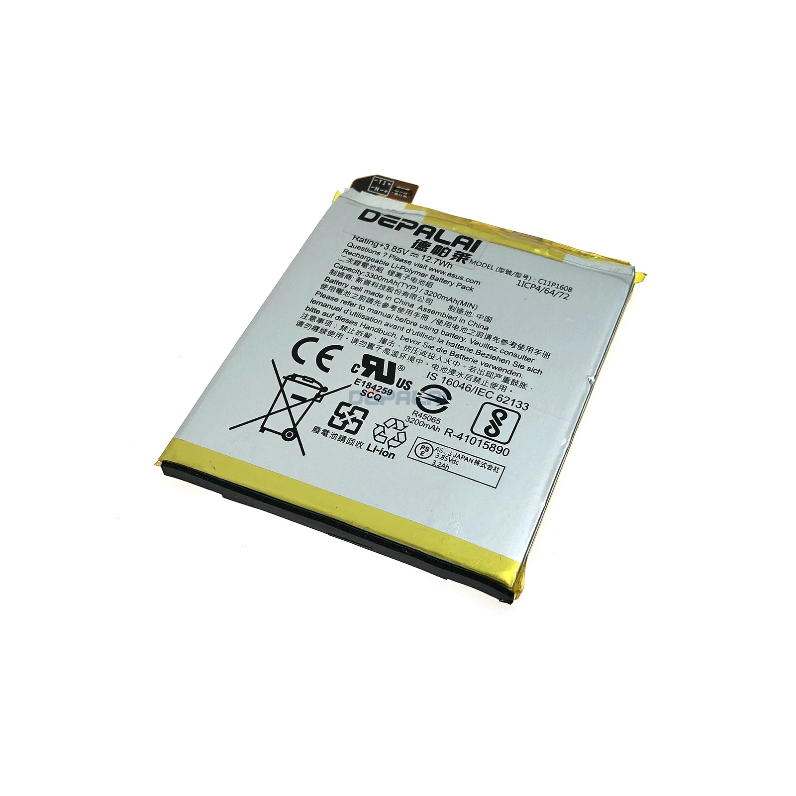 

C11P1608 Phone Battery For ASUS Zenfone AR ZS571KL A002 A002A 3200mAh