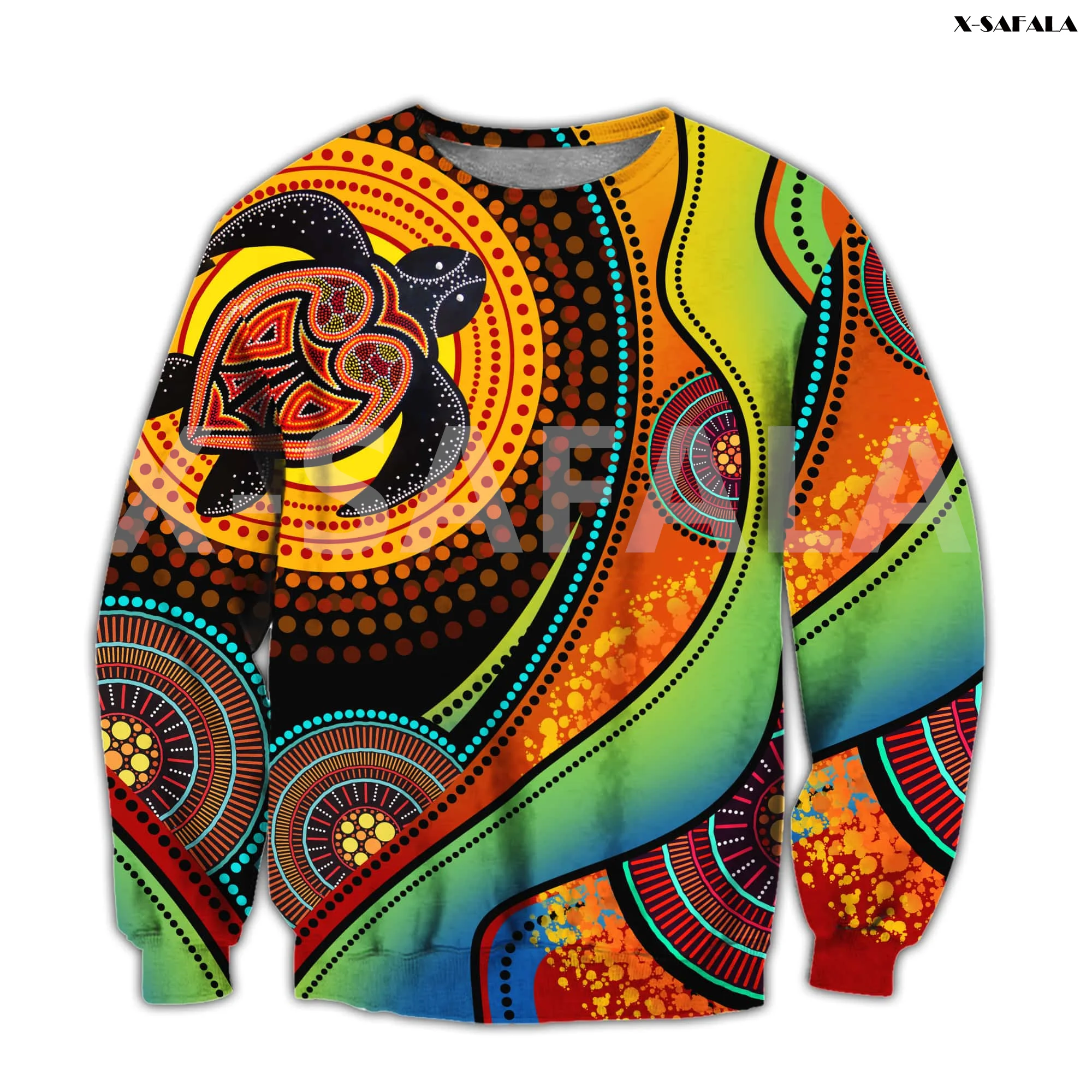 

Aboriginal_Flag_Indigenous_Sun_Painting_Art 3D Printed Hoodie Man Women Harajuku Outwear Zipper Pullover Sweatshirt Casual