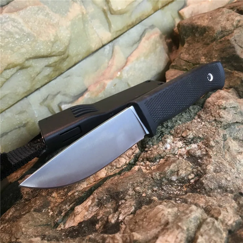 F1 Нож с фиксированным лезвием ножнами для рыбалки на открытом воздухе кемпинга