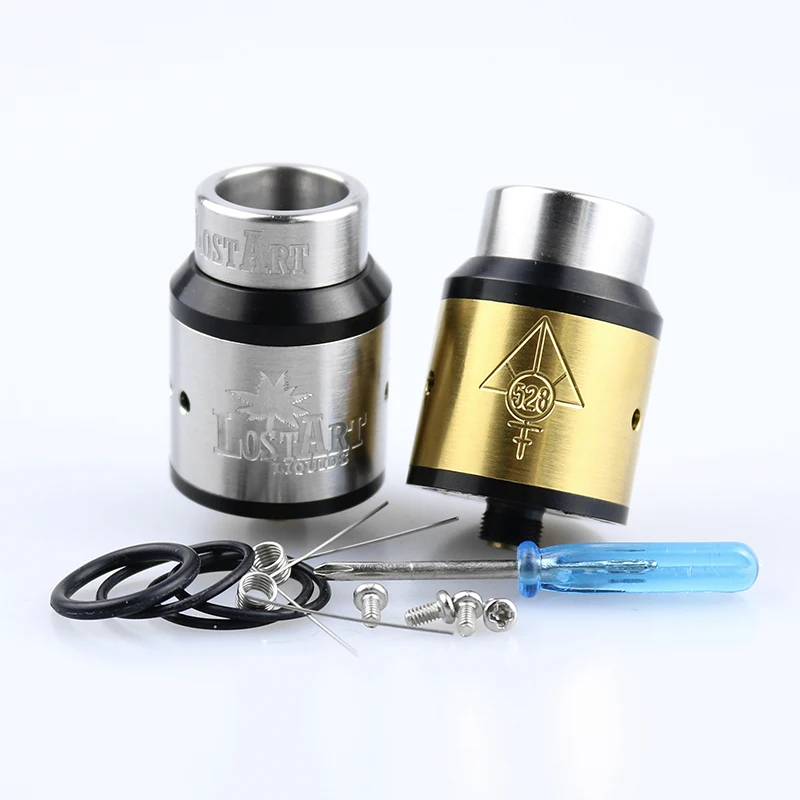 Очистка GOON RDA 24 мм Lost Art перестраиваемый капающий атомайзер Goon Atomizador для