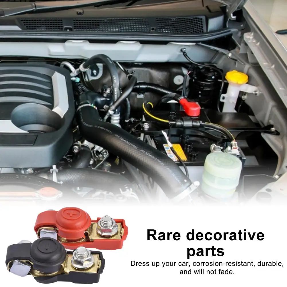 2 шт. терминал автомобильного аккумулятора прочный разъем клемма зажигания