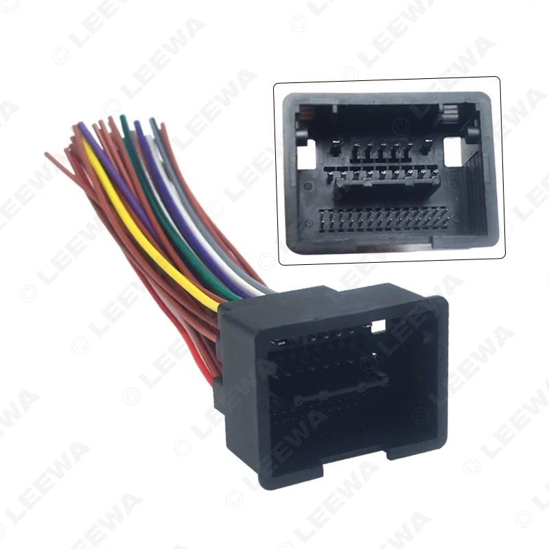 LEEWA 10 шт. автомобильный Радио Аудио 44Pin установка жгута проводов адаптер для Chevrolet