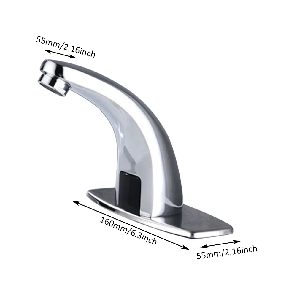 

Sensor Faucet Hands Free Automatic Smart Stainless Steel For Kitchen Bathroom Basin FreeTap Home Use Saving Water Automatic