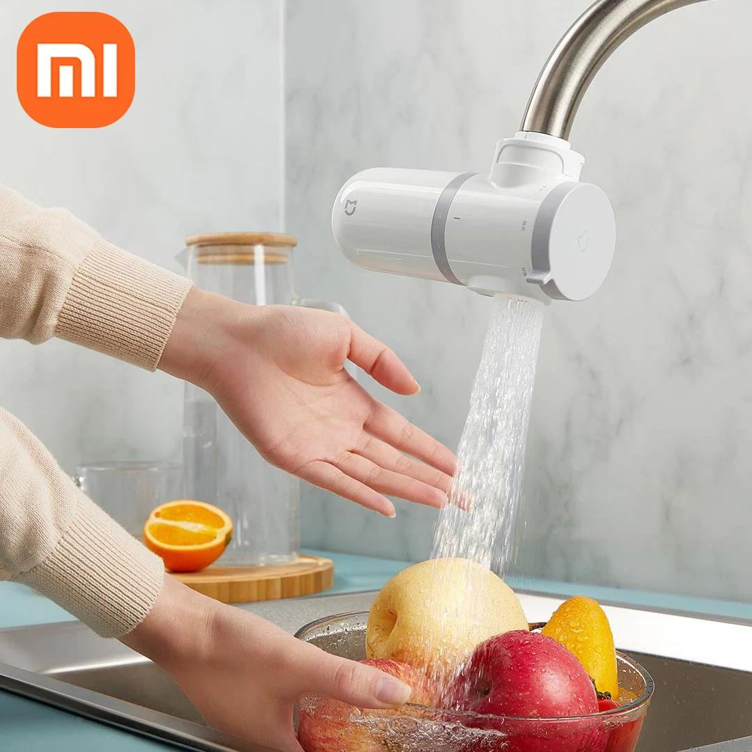 

Xiaomi Mijia faucet water purifier 3-step quick installation to efficiently filter out harmful substances and 4-fold powerfu