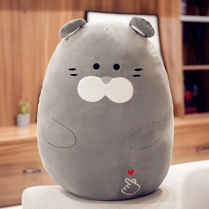 Большая мягкая утка свинка коала искусство мультяшное животное кот Детская