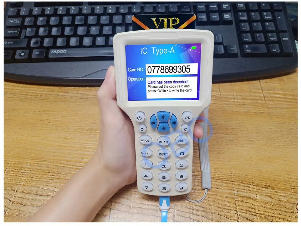 10 английская Частота RFID копировальный аппарат Дубликатор 125 кГц брелок NFC считыватель писатель 13,56 МГц зашифрованный программатор USB UID копировальная карта тег