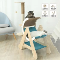 new wooden cat climbing frame sisal scratch and abrasion resistance cat scratching post grinding claw toy pet supplies