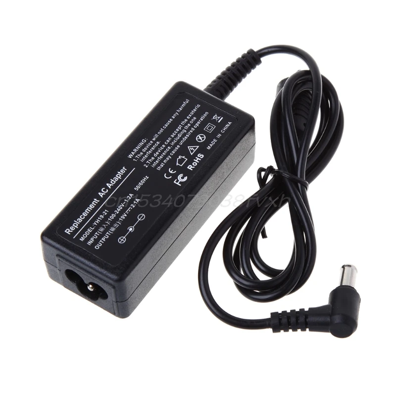 AC DC Питание Зарядное устройство шнур адаптера конвертер 19V 2.1A для LG монитор