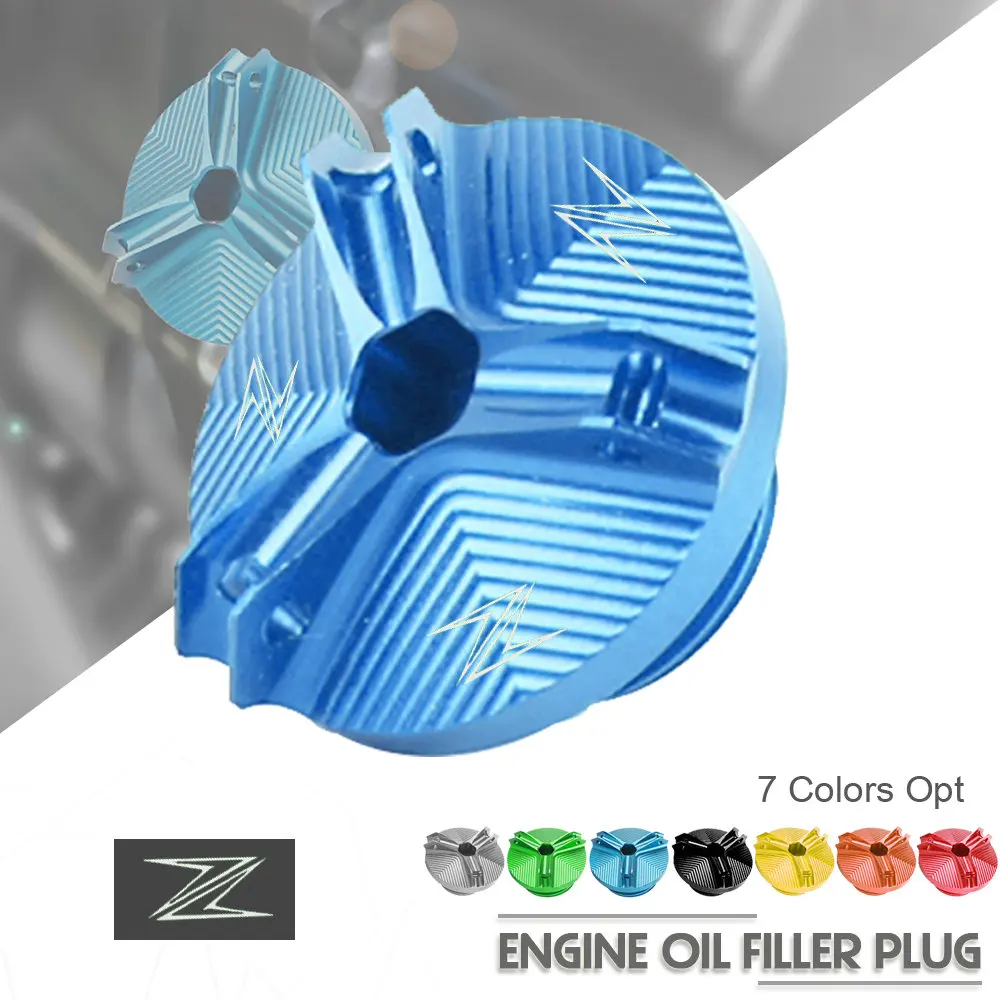 

Motorcycle Accessories Engine Oil filler Drain Plug Sump Nut Cap Cover for KAWASAKI Z650 Z800 Z900 Z1000 Z1000SX
