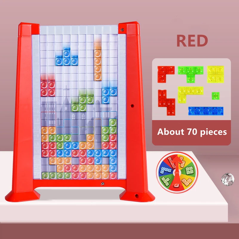 Креативные трехмерные настольные 3D Строительные блоки тетрис для детей | Игрушки