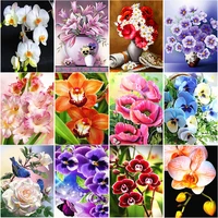 new 5d diy diamond painting landscape cross stitch full square round drill flower diamond embroidery home decor manual art gift