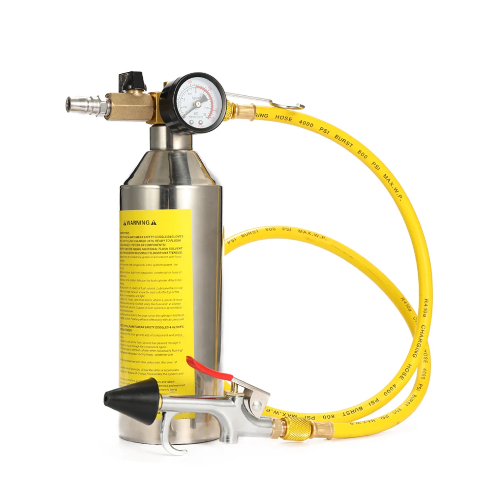 

Vehicle Air Conditioning Pipe Cleaning Bottle Flush Canister Maintenance Clean Tool Set For Clean Gun Tool YS051