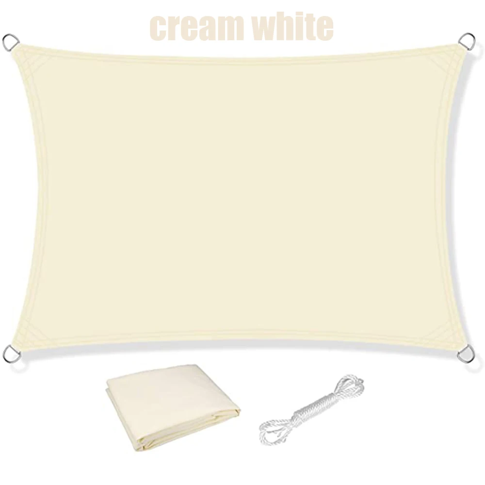 

Полиэстер Зонтик с прямоугольными дуги края, 95% Блокировка-ная защита от УФ-излучения, Терраса Сад навес для плавательного бассейна с Беспла...