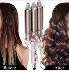 Щипцы для завивки волос профессиональные, большие щипцы для завивки волос с 3 трубками, 4 размера, для домашнего использования в салоне