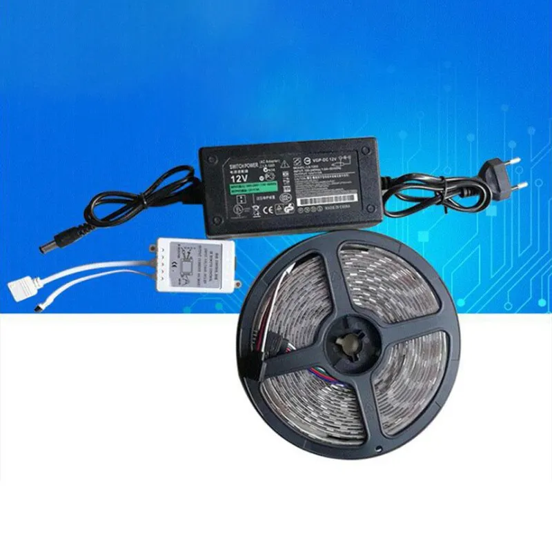 

5M LED Strip Light 2835 Waterproof Bedroom Decoration Lamp Strips RGB Flexible Ribbon String Lighting
