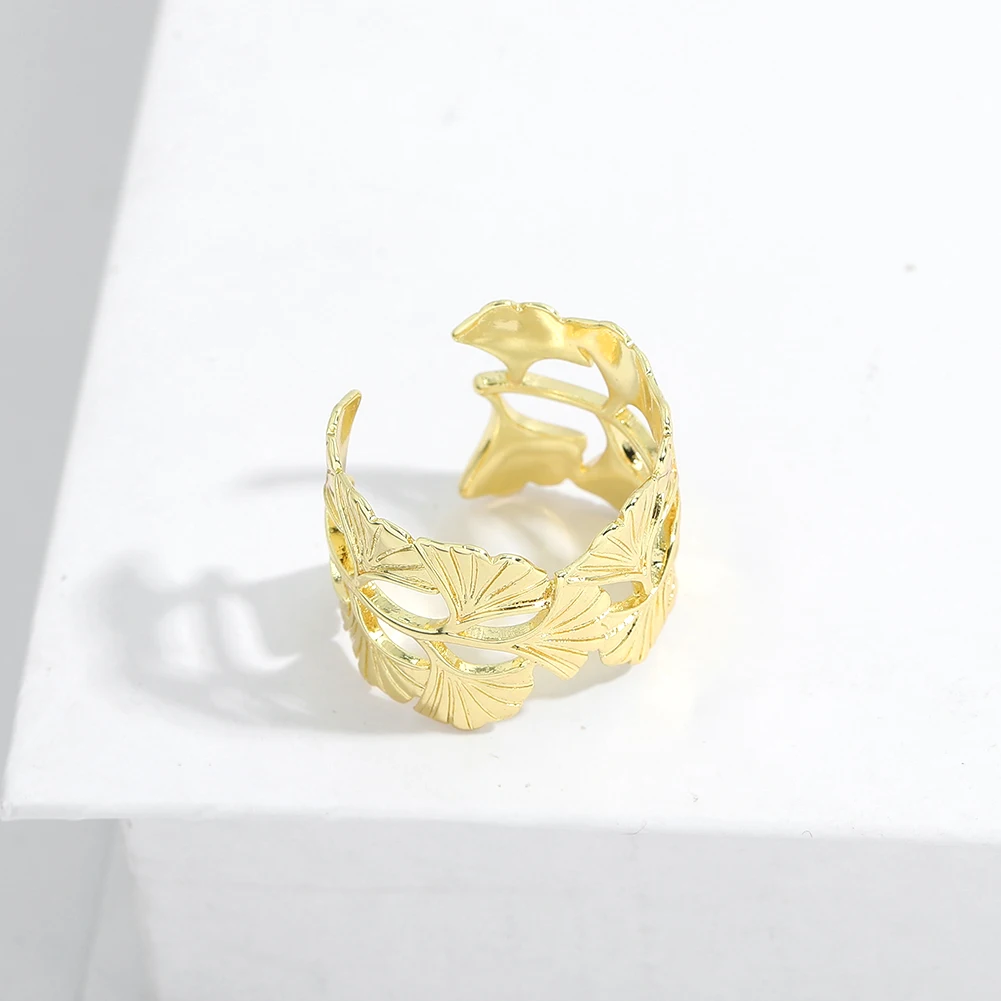 

Ladyfrisy Novo Copper Gold Colour Rings For Women Fashion Jewelry 2121 New Trendy Unique Design Girl Gifts Statement Wholesale