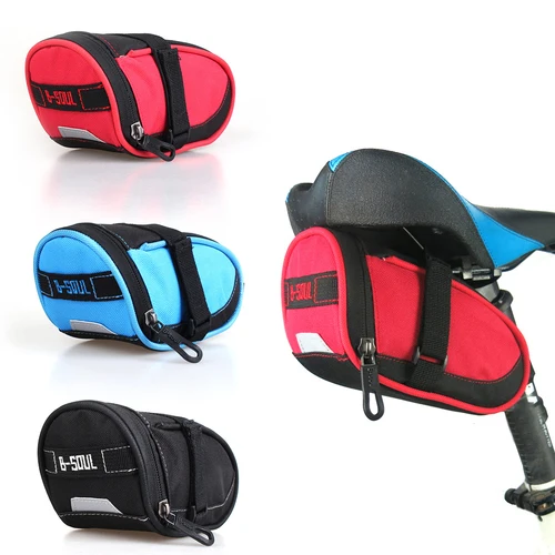 

Portable Waterproof Bike Saddle Bag Portable Cycling Seat Pouch Bicycle Tail bags Rear Pannier Cycling Equipment