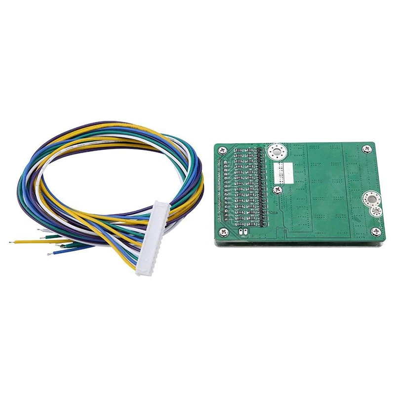 Модуль защиты аккумулятора, 14 серий 48 В, фотоэлемент аккумулятора BMS PCB, защитная балансировочная плата, применяемый модуль управления/V1