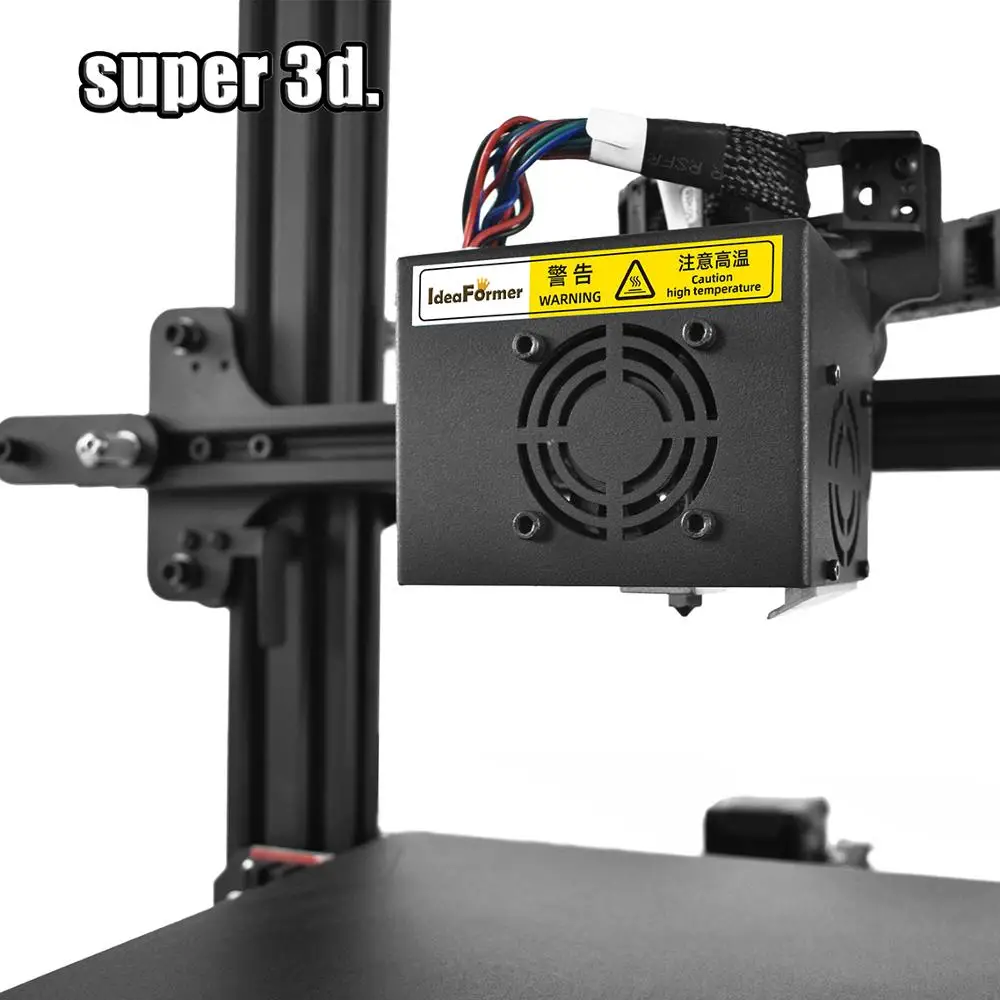Online IdeaFormer Riesen FDM 3D Drucker Voller Metall Großen Größe Impresora 3d Hohe Präzision Slient Druck Maschine DIY KIT 400*400*450mm