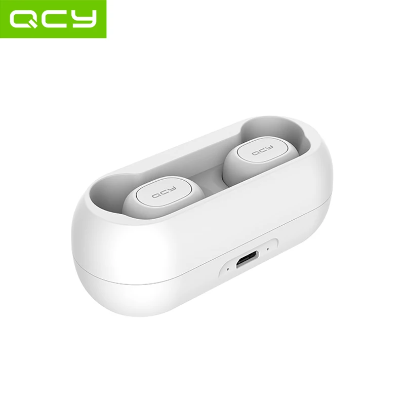 TWS-наушники QCY T1C с поддержкой Bluetooth 5 0 и зарядным футляром | Электроника