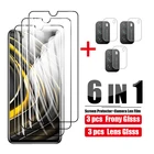 Защитное закаленное стекло для Xiaomi Poco M3, защита экрана на камере PocoM3, защитная стеклянная пленка POCO M3, защита экрана