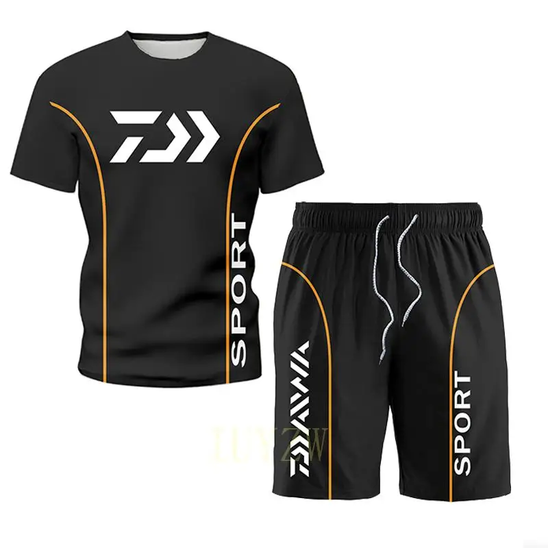 

Daiwa Summer Fishing Clothes Breathable Anti-Wrinkle for Fishing Suit Quick Dry Short Sleeve Sport Fishing Clothing Men Casual