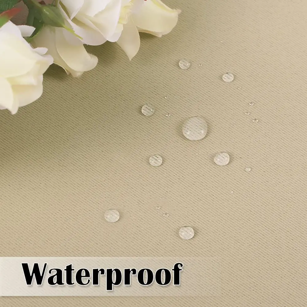 

Waterproof Drapes Outdoor Curtain Panels Extra Wide Blackout Patio Beige Curtains Outdoor Farmhouse Curtains Custom 1 Panel