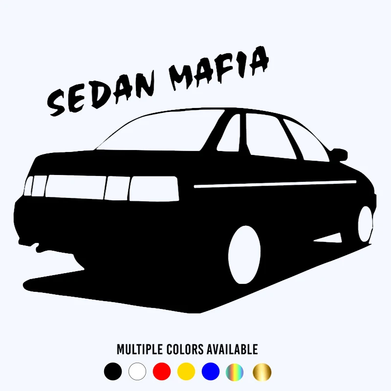 

CK2213# 20*14.7cm sedan mafia 2110 funny car sticker vinyl decal white/black car auto stickers for car bumper window car decor