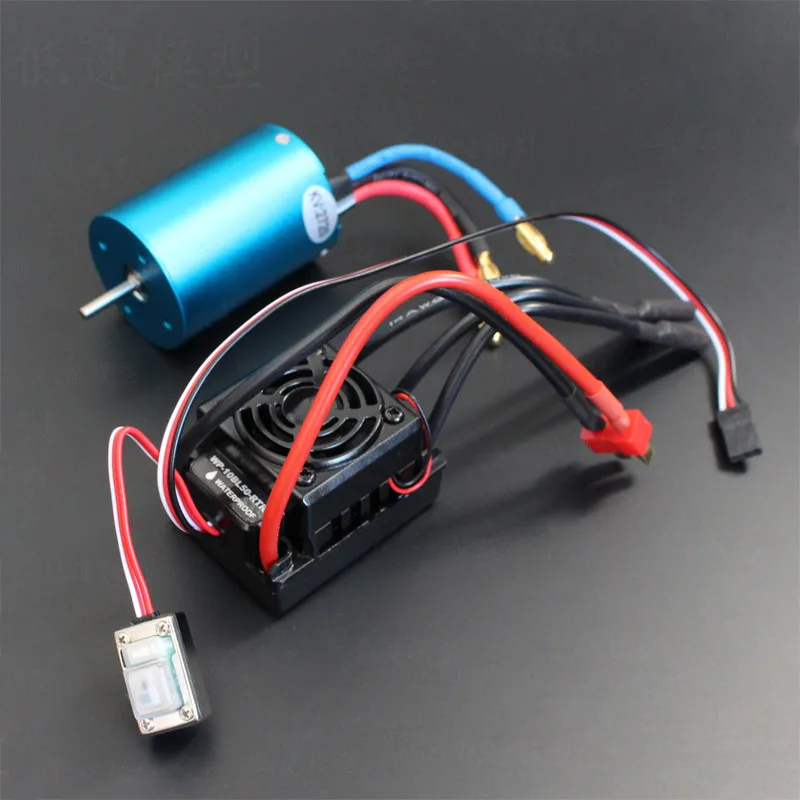 Cheapest 1/10 Special Set For Flat Sports Car Hobbywing Waterproof 50a 60a Esc 3650 Brushless Motor
