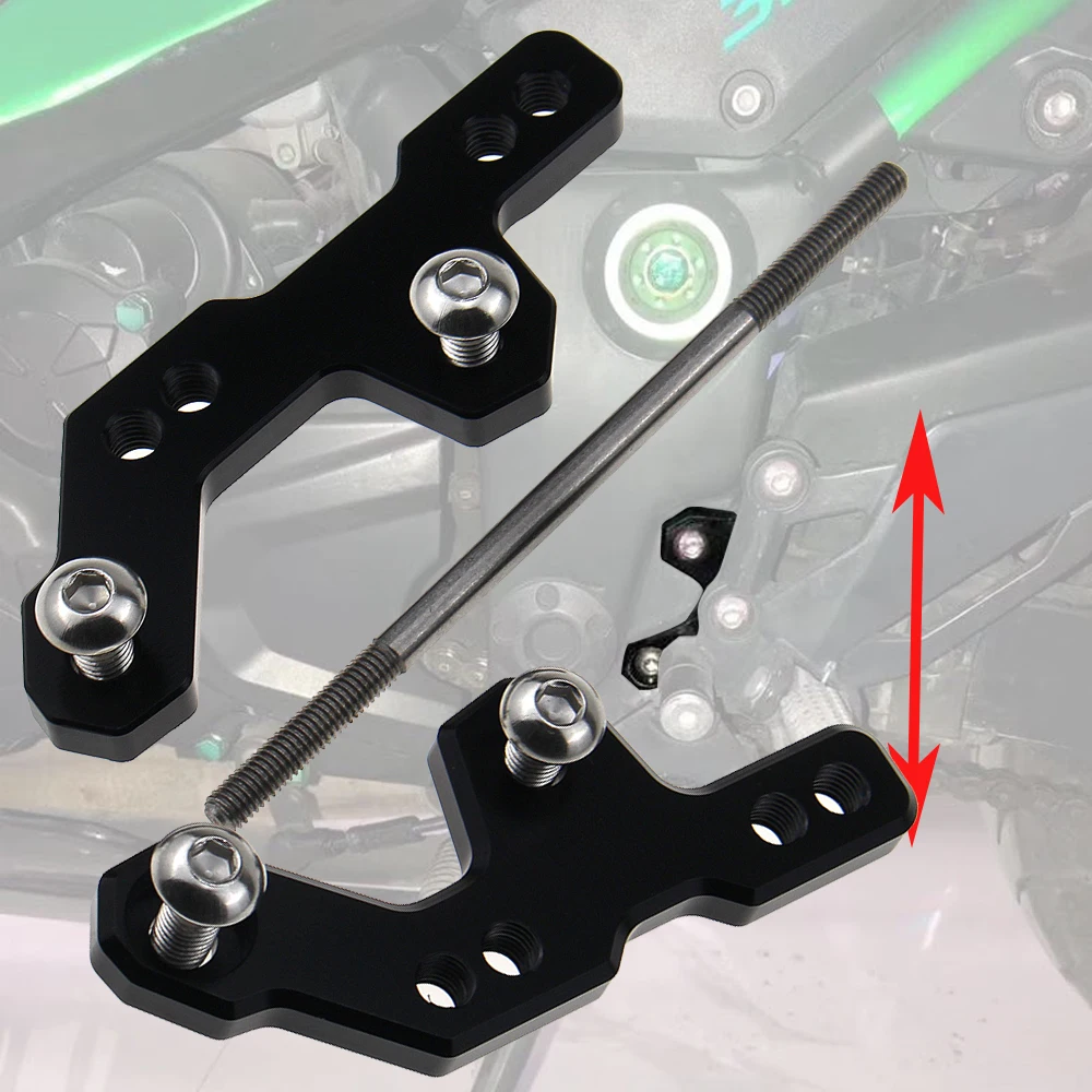 

Left Right Front Footrest Foot Pegs Pedal Mount Transfer Bracket for KAWASAKI NINJA 300/250/R Z250 Z300 EX250 EX300 2013-2017