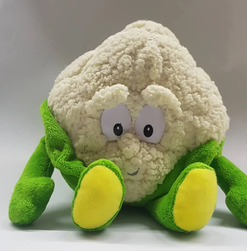 cauliflower Горячие Новые фрукты овощи цветная капуста гриб черника Starwberry " мягкая плюшевая кукла игрушка - Цвет: cauliflower