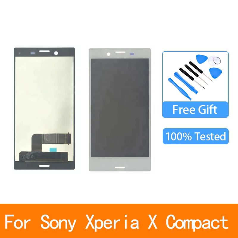 

Сенсорный ЖК-дисплей 4,6 дюйма для SONY Xperia X Compact, дигитайзер в сборе для Sony X Mini, сменный экран с рамкой F5321, оригинал