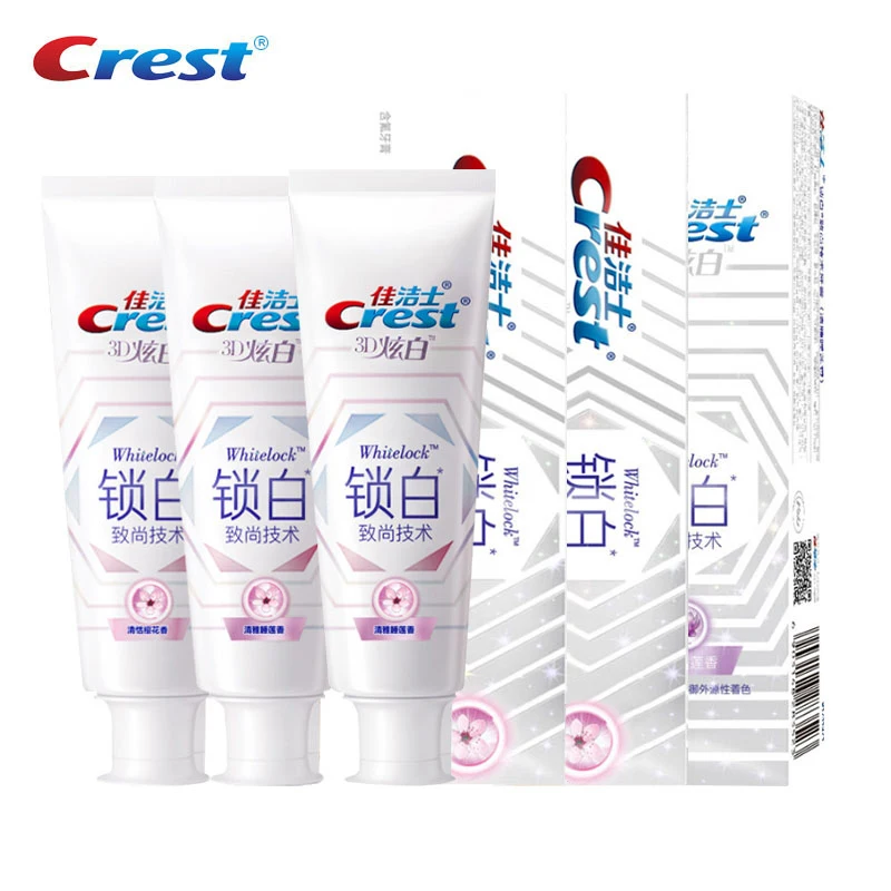 Зубная паста Crest 3D Whitelock для отбеливания зубов комплексный соковыжималка с