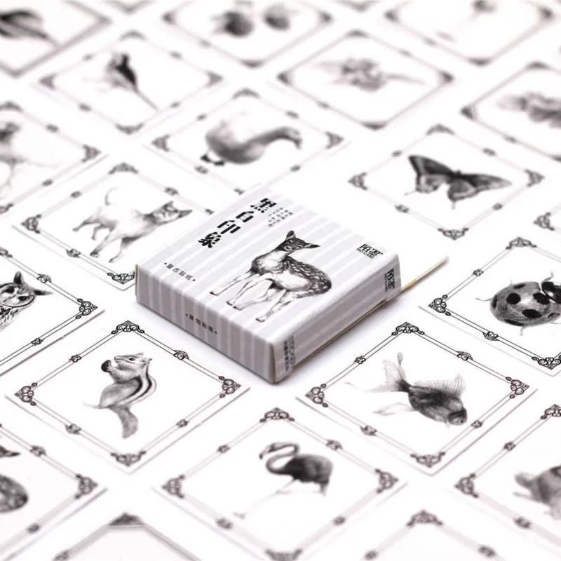 Наклейки в виде животных семьи друзей наклейки подарок детям для ноутбука