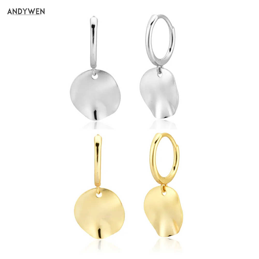 

Серьги-подвески женские из серебра 925 пробы, 11 мм