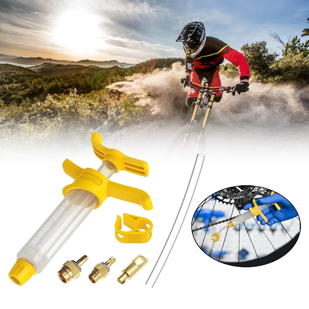

Bicycle Tubeless Sealant Injector MTB Bike Tire Repair Fluid Injection Tool Portable Cycling Repair Tool Filling Syringe Tools