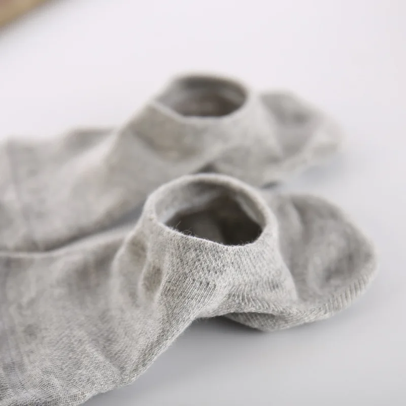 Носки невидимые мужские хлопковые силиконовые летние прочные без показа с